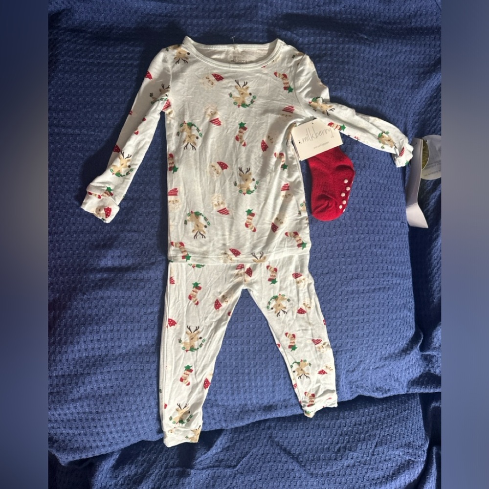 Milkberry Christmas pajamas